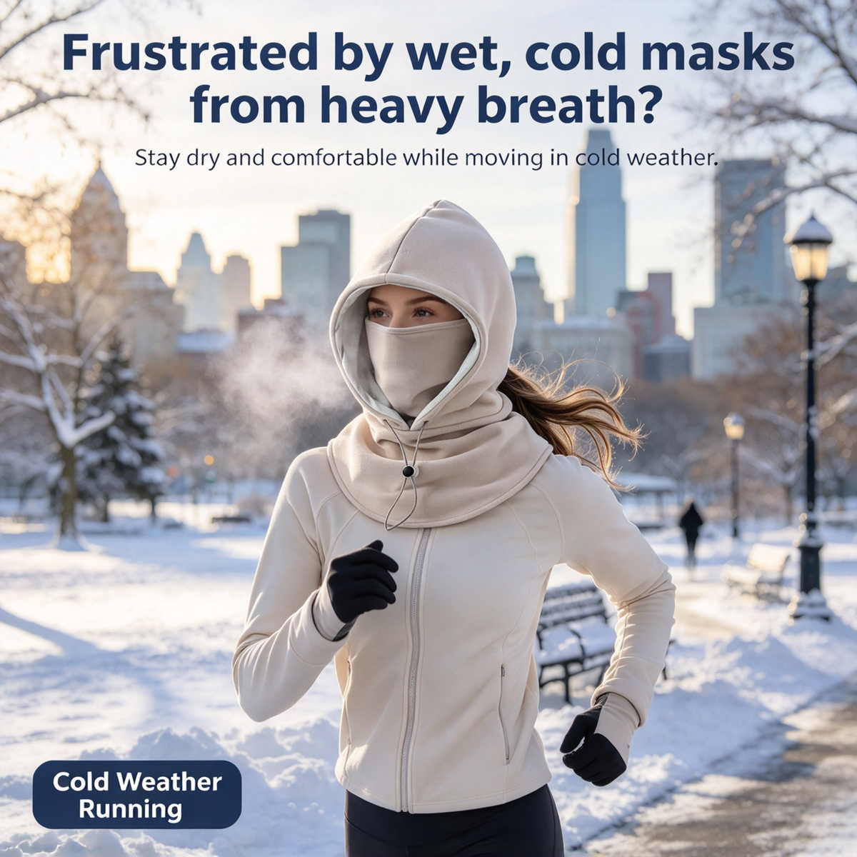 🔥LAST DAY PROMOTION - 50% OFF❄️ 2-Piece Integrated Flannel Warm Face Mask & Hat