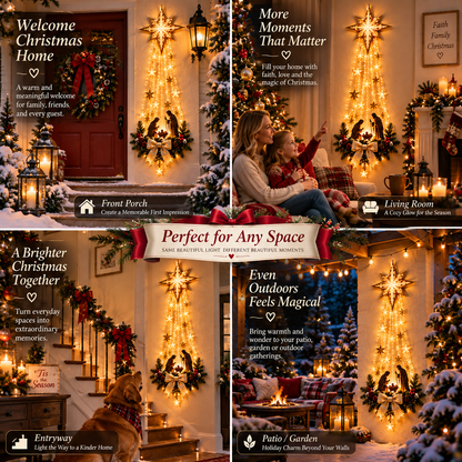 🔥✨Last Day 50% OFF✨✝️Lighted Bethlehem Star Christmas Wall & Porch Decor