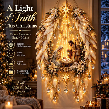 🔥✨Last Day 50% OFF✨✝️Lighted Bethlehem Star Christmas Wall & Porch Decor